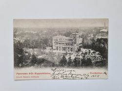 Vykort Panorama från Kopparklinten, Trollhättan, 1902