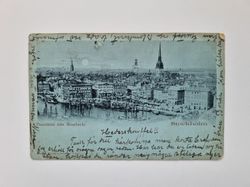 Vykort Panorama från Mosebacke. Stockholm,