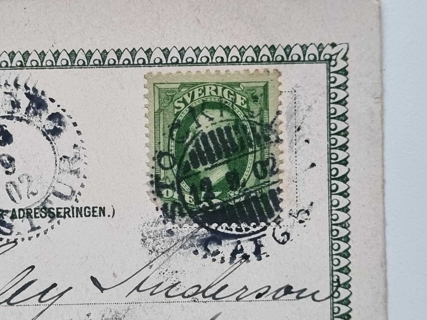 Vykort Panorama öfver Stockholm, 1902