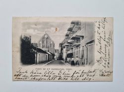 Vykort PARTI AF S:T HANSGATAN, VISBY. 1902