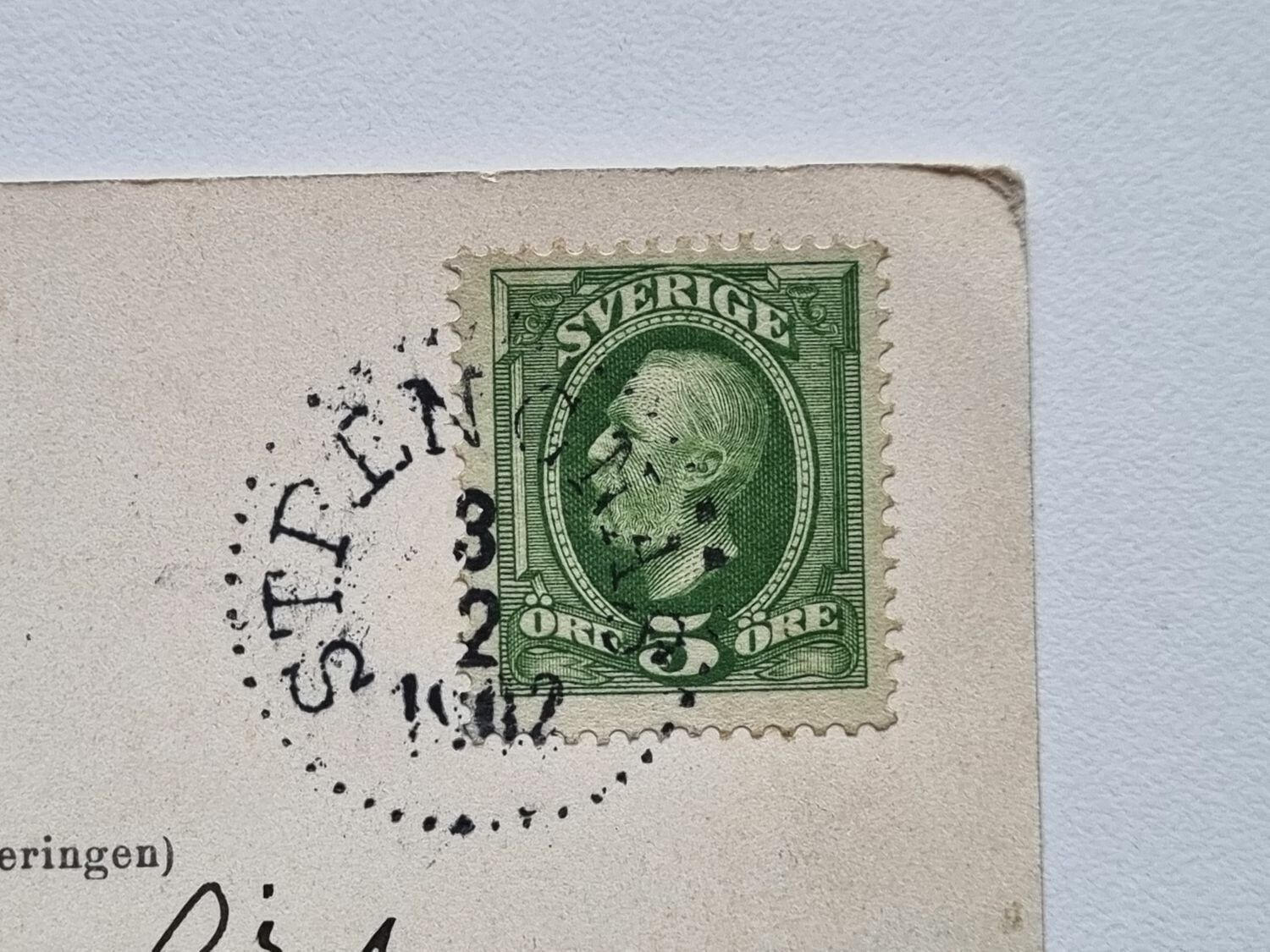 Vykort Parti af Strengnäs, 1902
