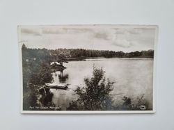 Vykort Parti från Getsjön, Markaryd, 1941