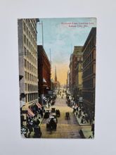 Vykort Petticoat Lane, Looking East. Kansas City, Mo.