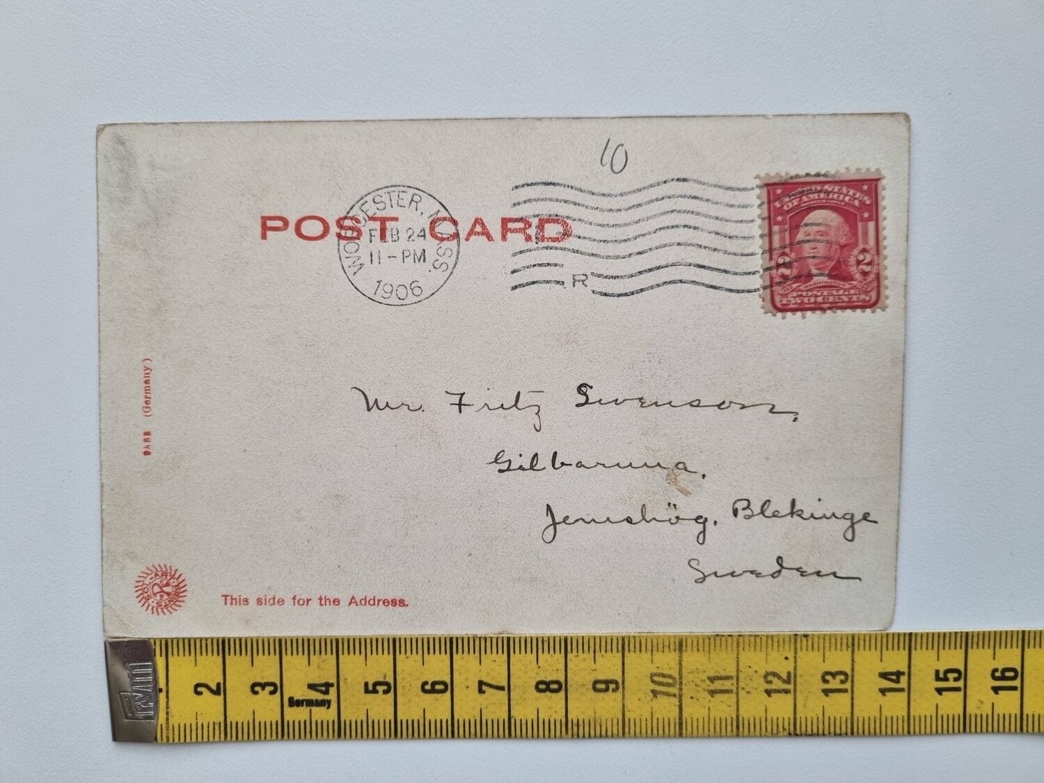 Vykort Polytechnic Institute, Worcester 1906