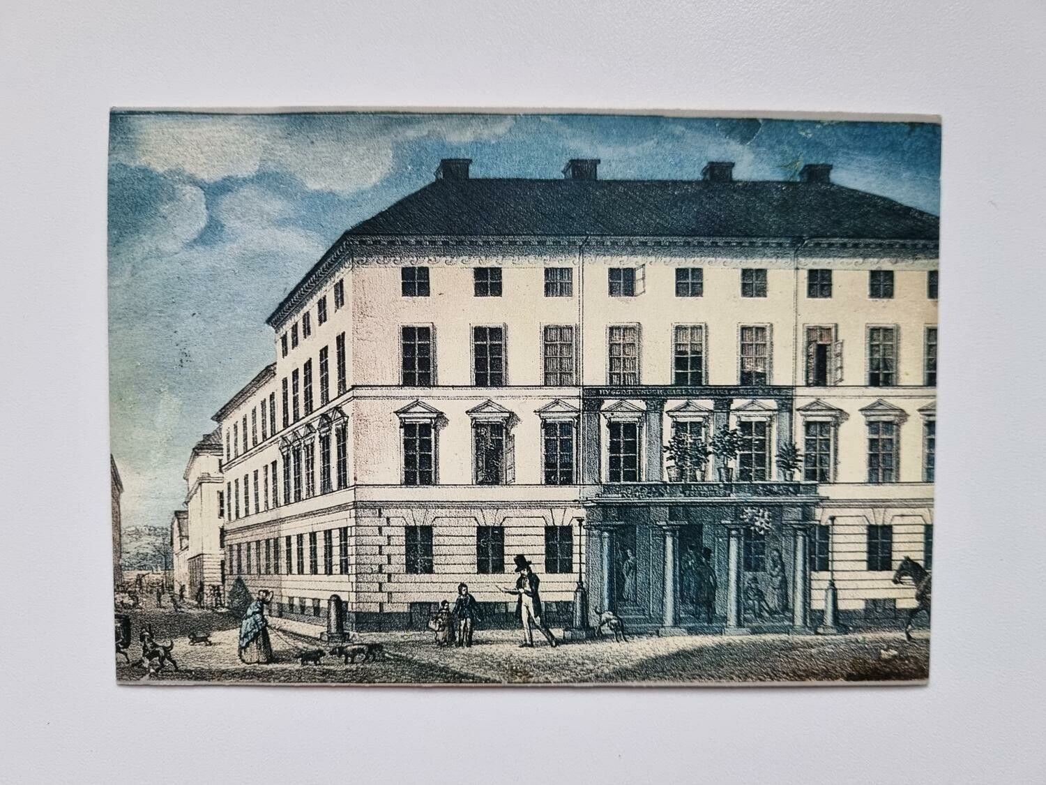 Vykort Posthuset vid Lilla Nygatan, Stockholm