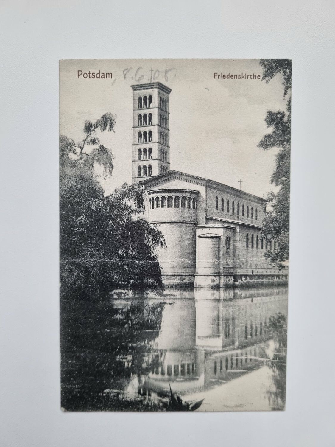 Vykort Potsdam Friedenskirche