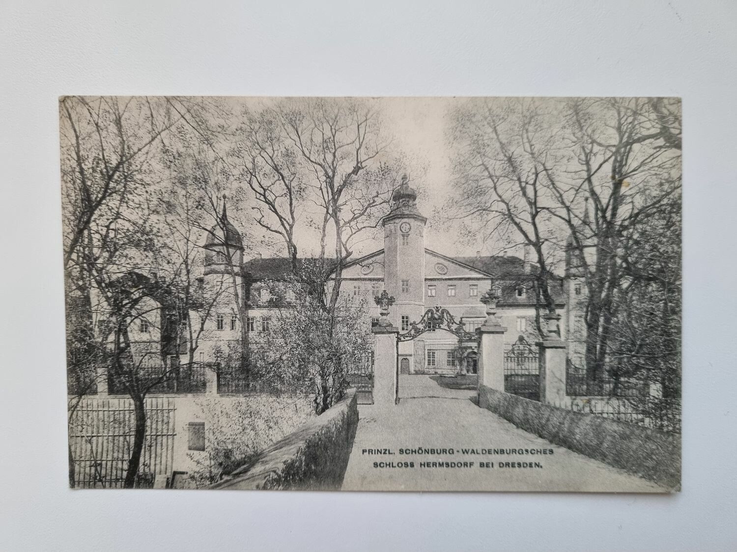 Vykort, Slott Dresden, 1909
