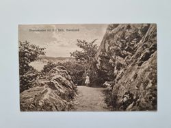 Vykort Promenaden till S:t Erik, Marstrand, 1925