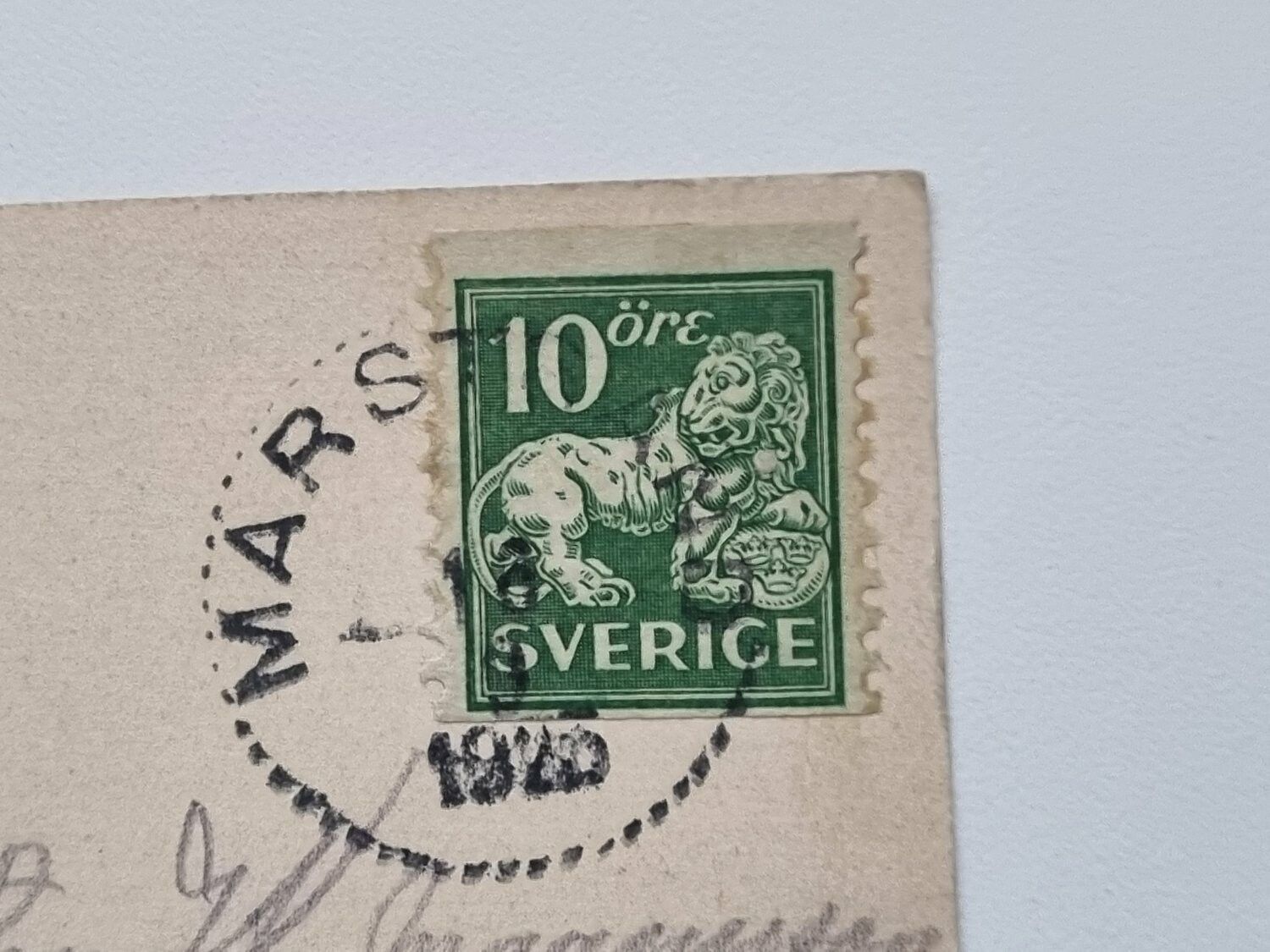 Vykort Promenaden till S:t Erik, Marstrand, 1925