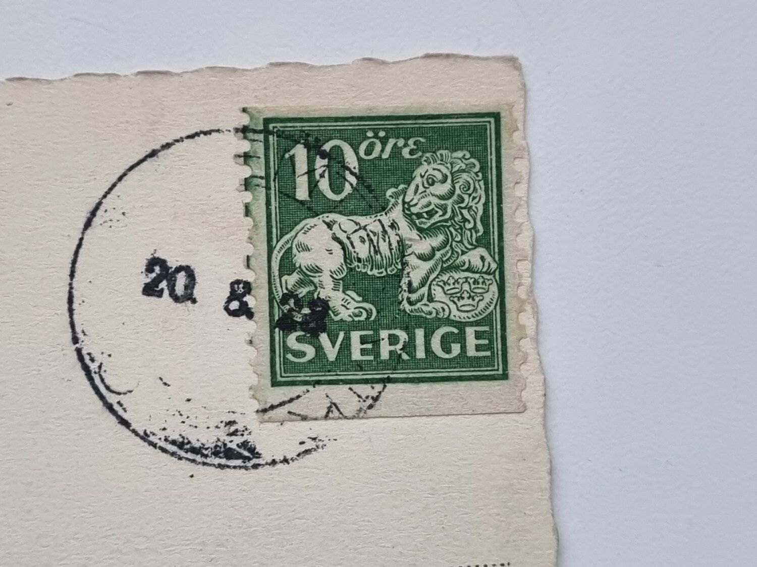 Vykort Prästgården, Östra Emtervik 1928