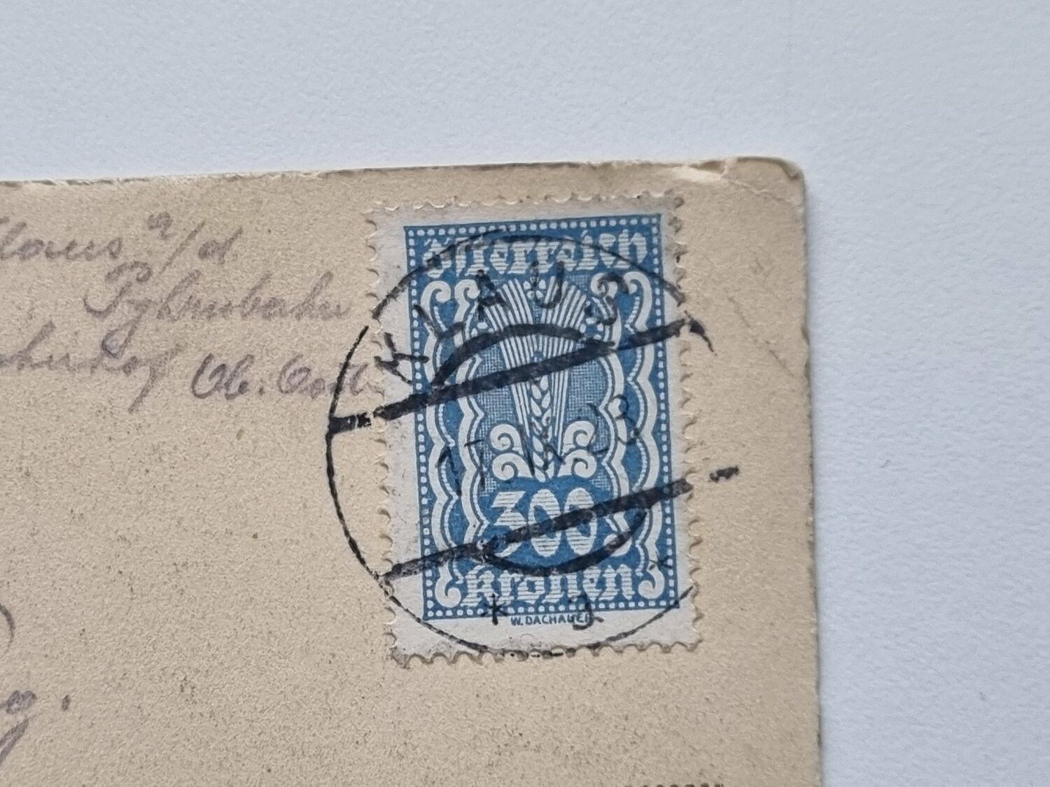 Vykort Pyhrnbahn Frauenstein bei Klaus, 1923