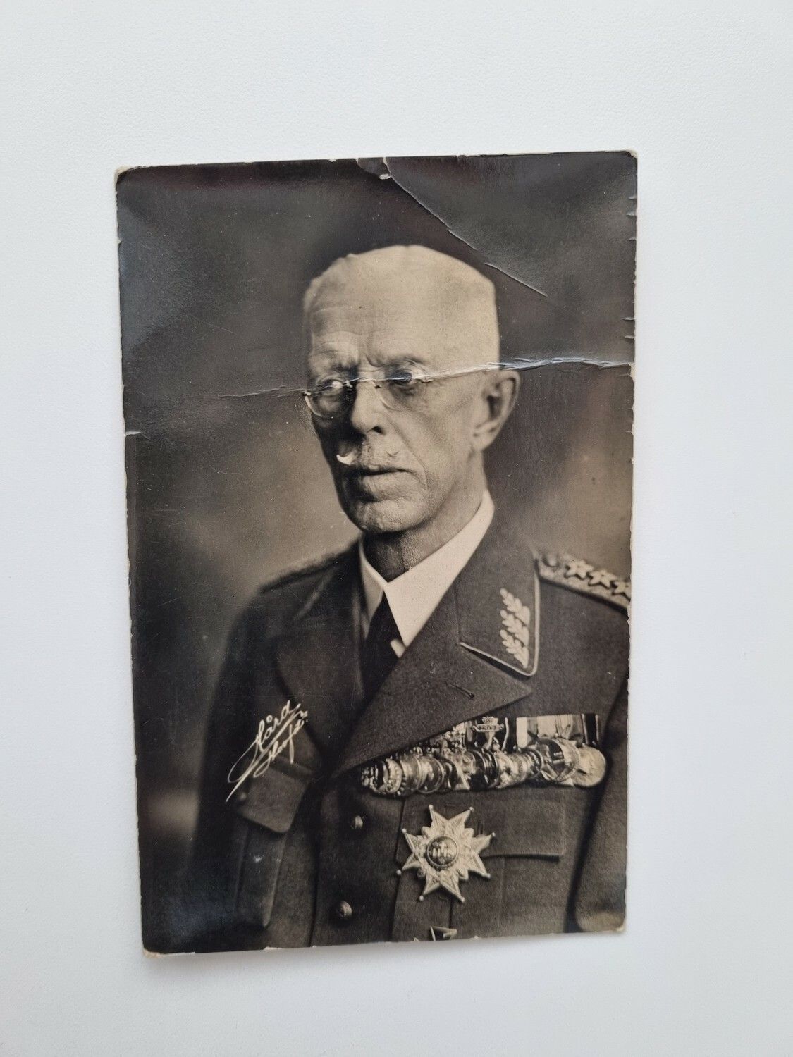 Vykort Gustaf V