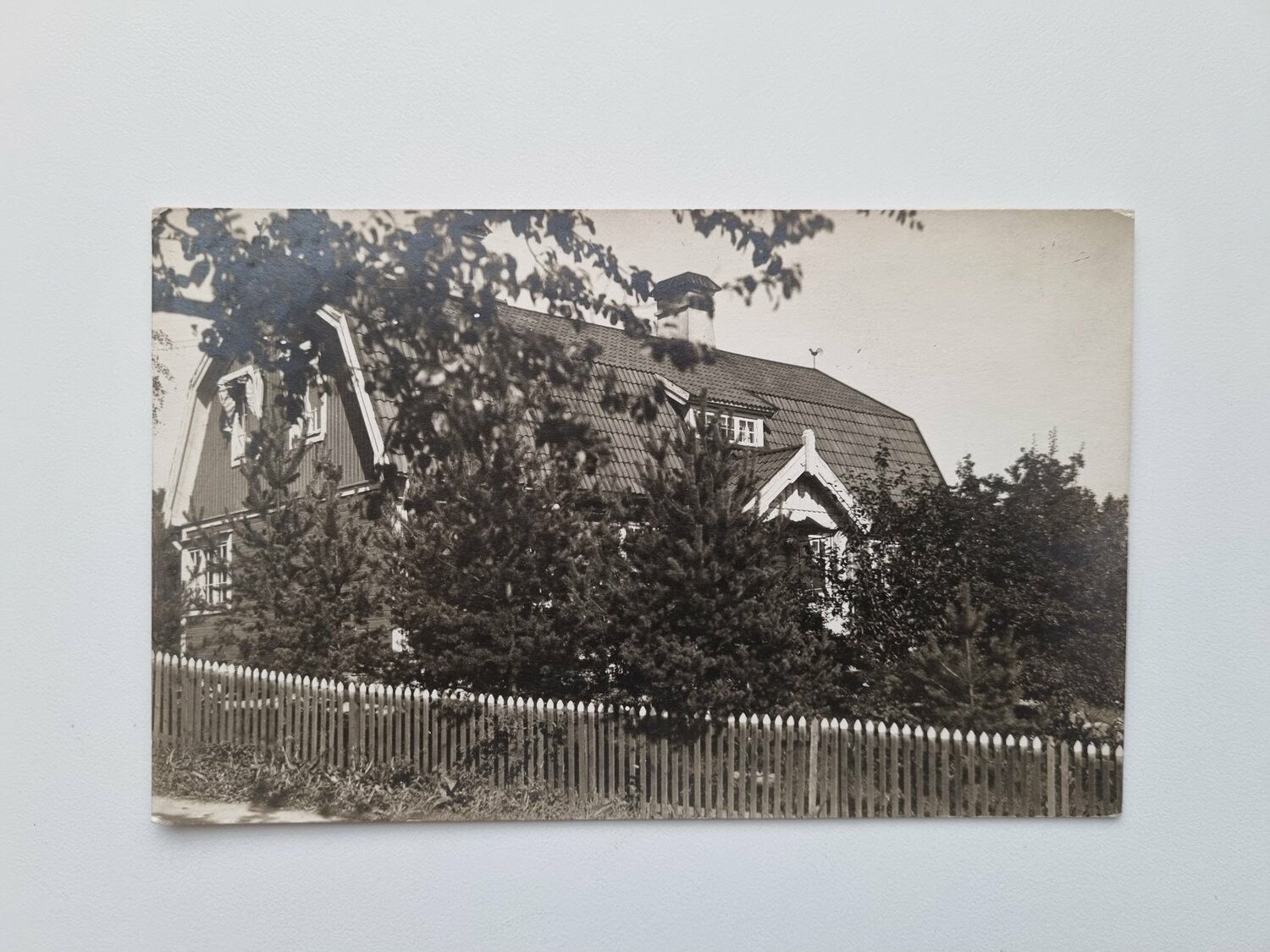 Vykort Hus, 1921