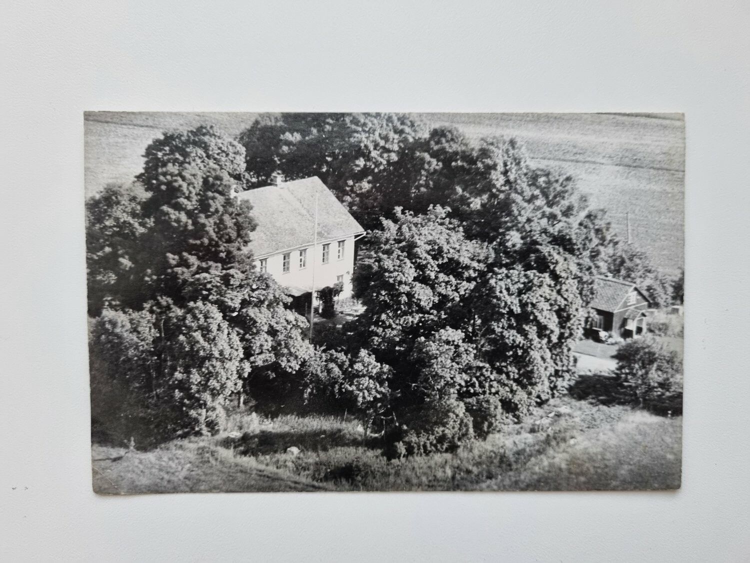 Vykort stämplad 1956