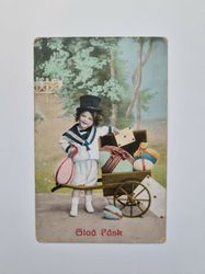 Vykort Påskkort, Glad Påsk, 1919