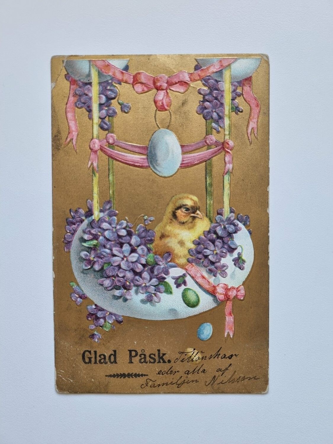 Vykort Påskkort, Glad påsk, 1911