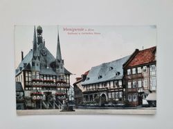 Vykort Rathaus Wernigerode