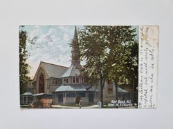 Vykort Red Bank, NJ, First M. E. Church - 1906