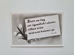 Vykort bibelcitat
