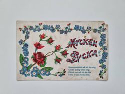 Vykort med Bibelcitat, lyckoönskningar