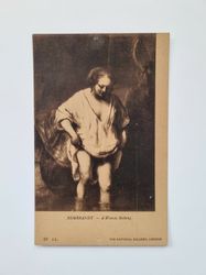 Vykort REMBRANDT. A Woman Bathing