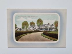Vykort Residence of H. H. Pell, Westbury,
