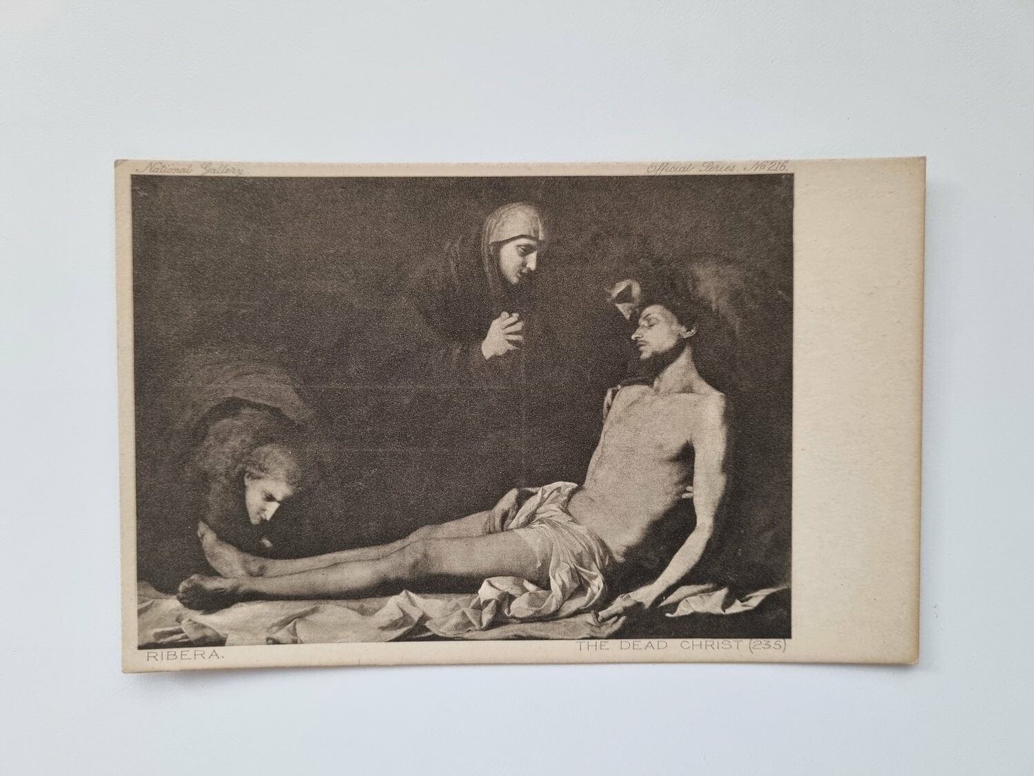 Vykort RIBERA THE DEAD CHRIST (255)