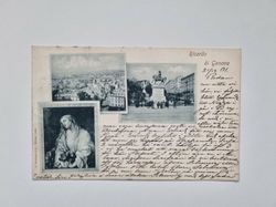 Vykort Ricordo di Genova - 1901