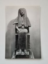 Vykort RIJKSMUSEUM VAN OUDHEDEN Kalkstenen beeld van Merit LEIDEN