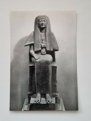 Vykort RIJKSMUSEUM VAN OUDHEDEN Kalkstenen beeld van Merit LEIDEN