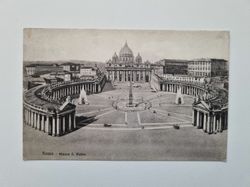 Vykort Roma Piazza S. Pietro, 1921