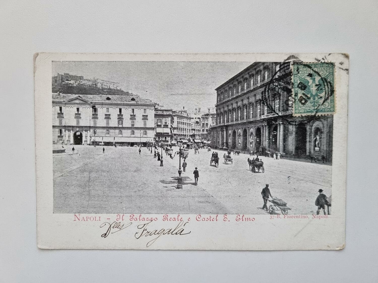 Vykort Royal Palace of Naples