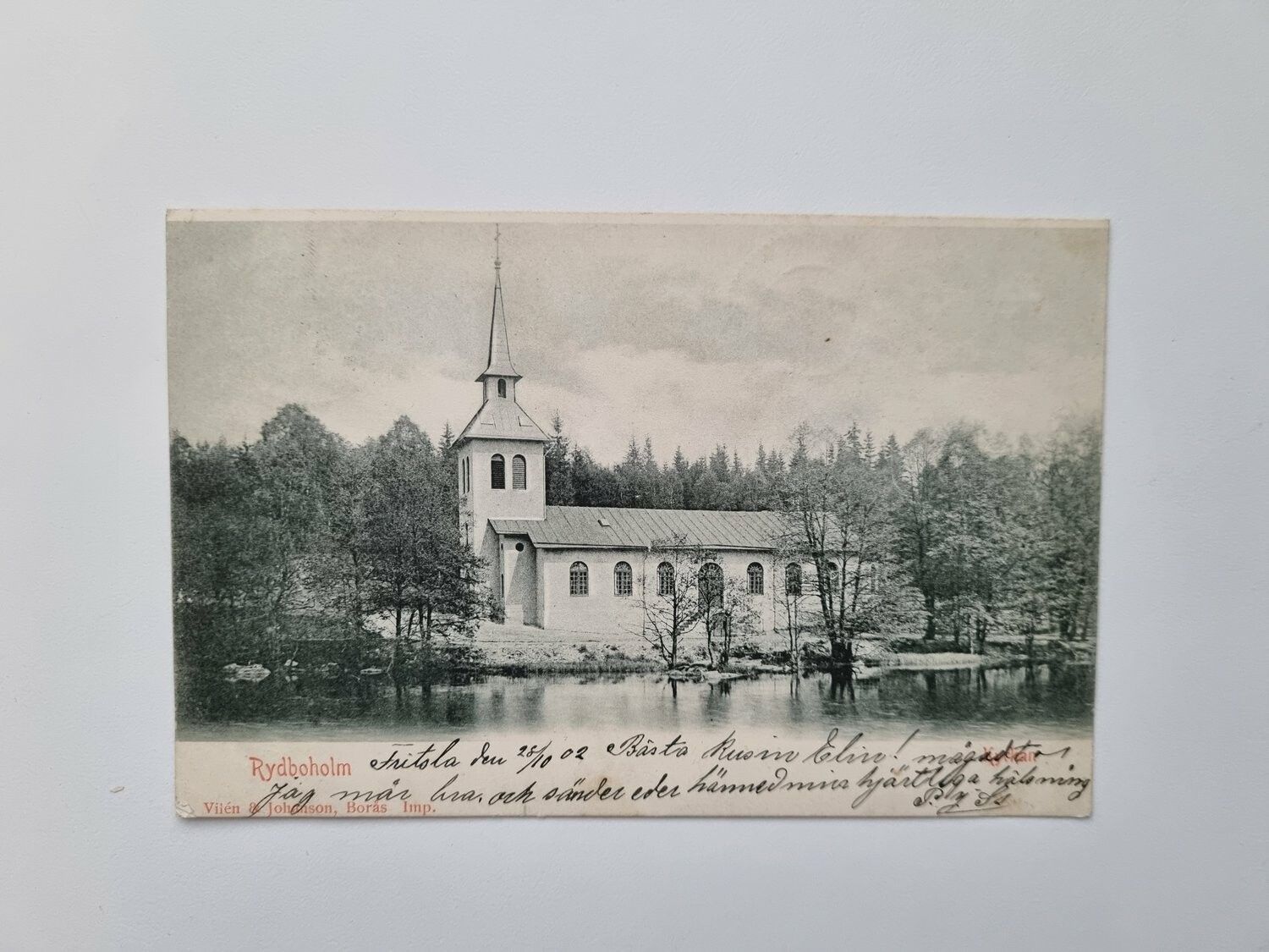 Vykort Rydboholm, 1902