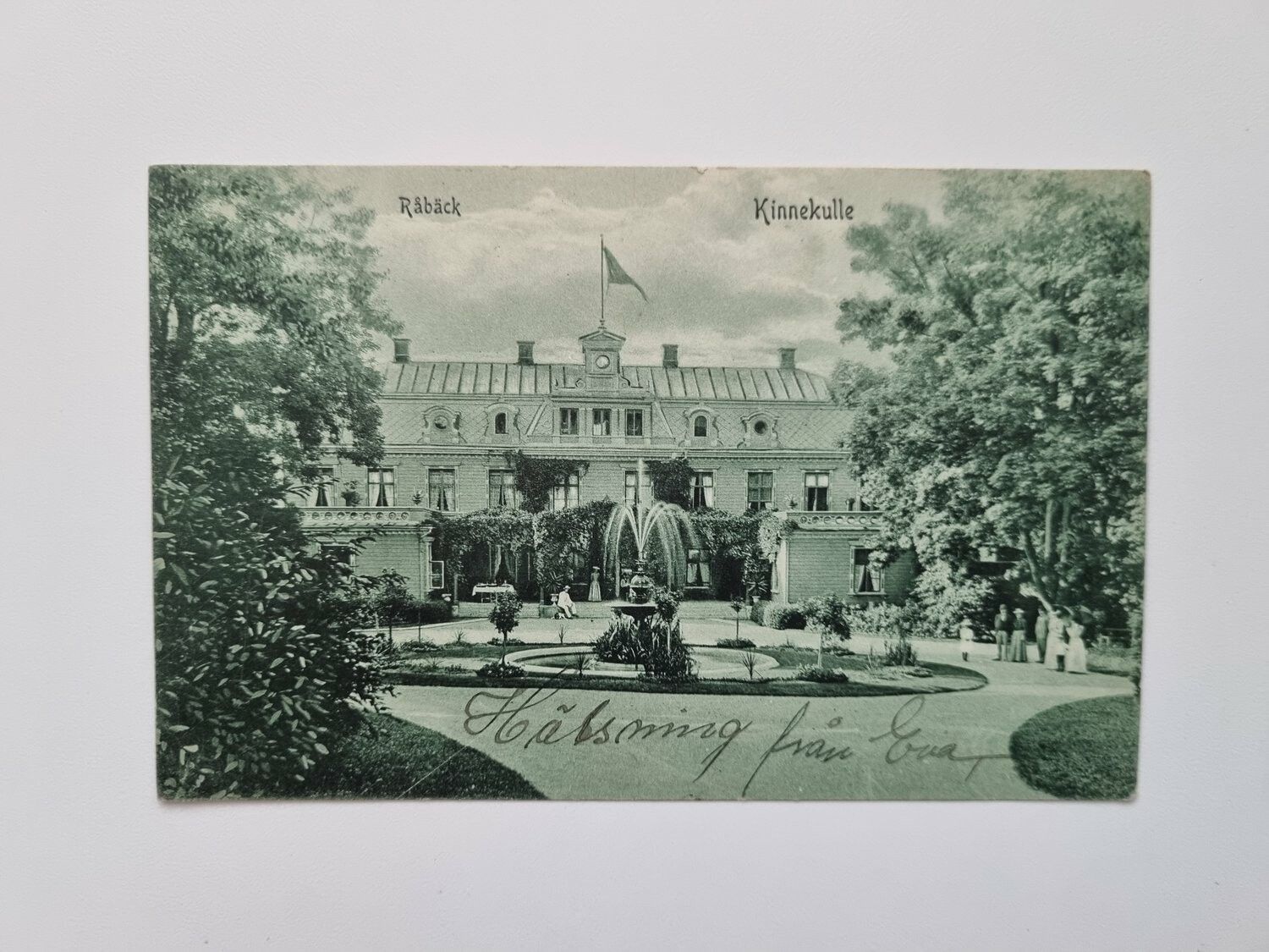 Vykort Råbäck Kinnekulle