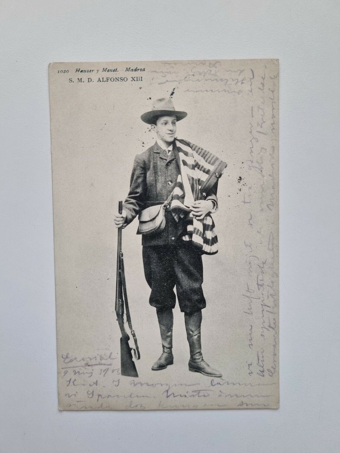 Vykort S. M. D. ALFONSO XIII, 1905