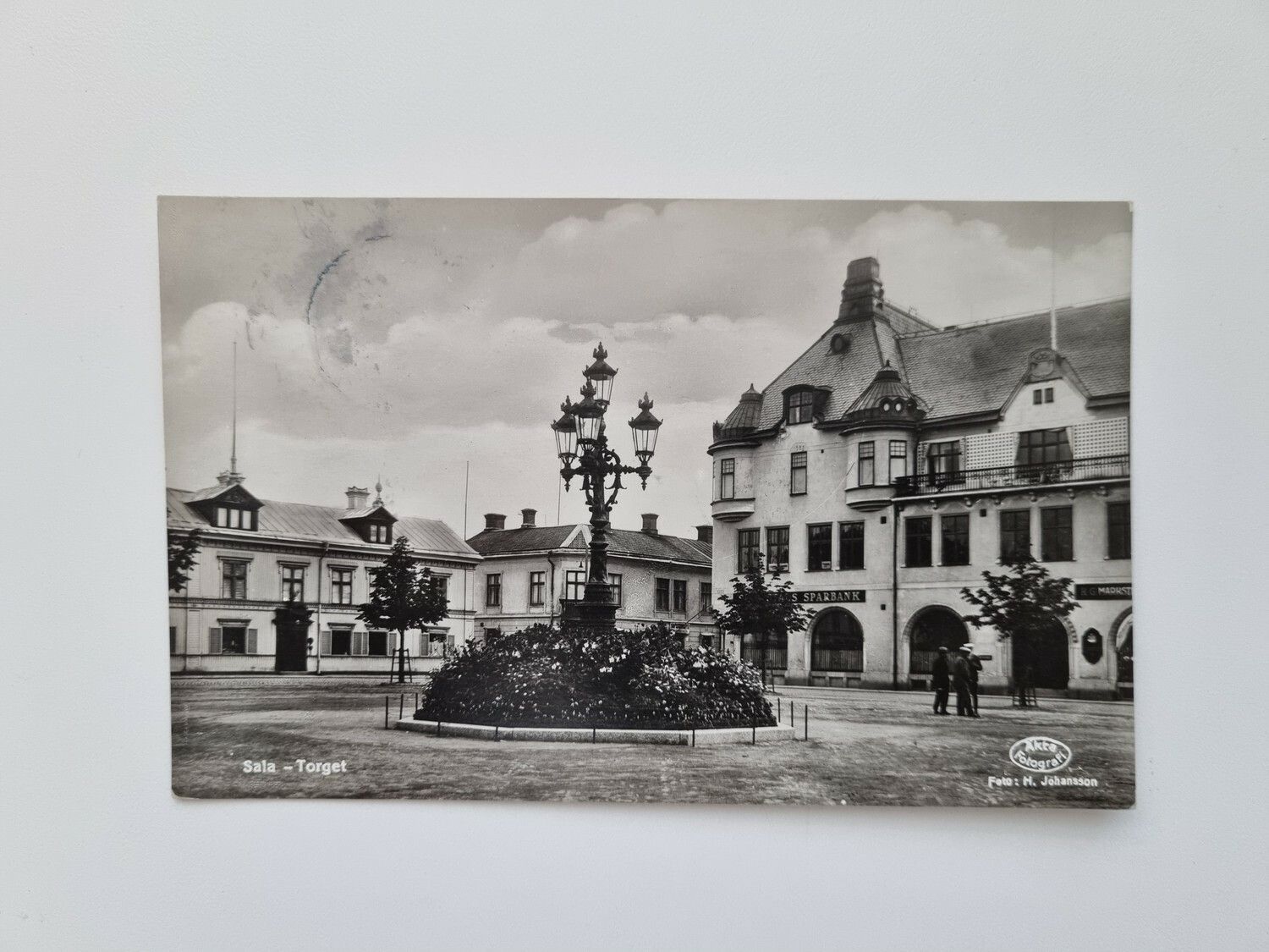 Vykort Sala-Torget