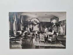 Vykort SALTSJÖBADEN Badhotellet, Salongen, 1929