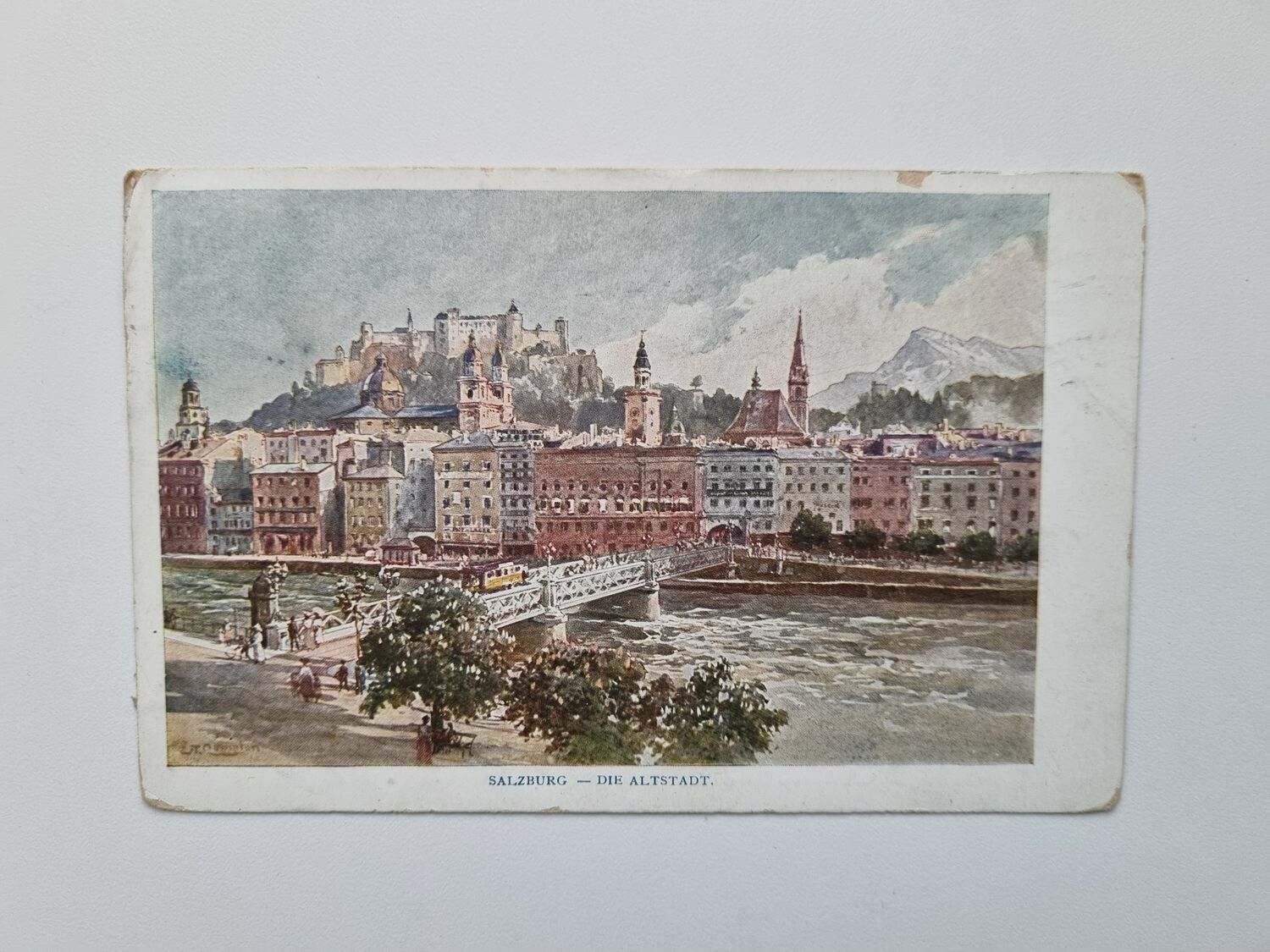 Vykort SALZBURG DIE ALTSTADT