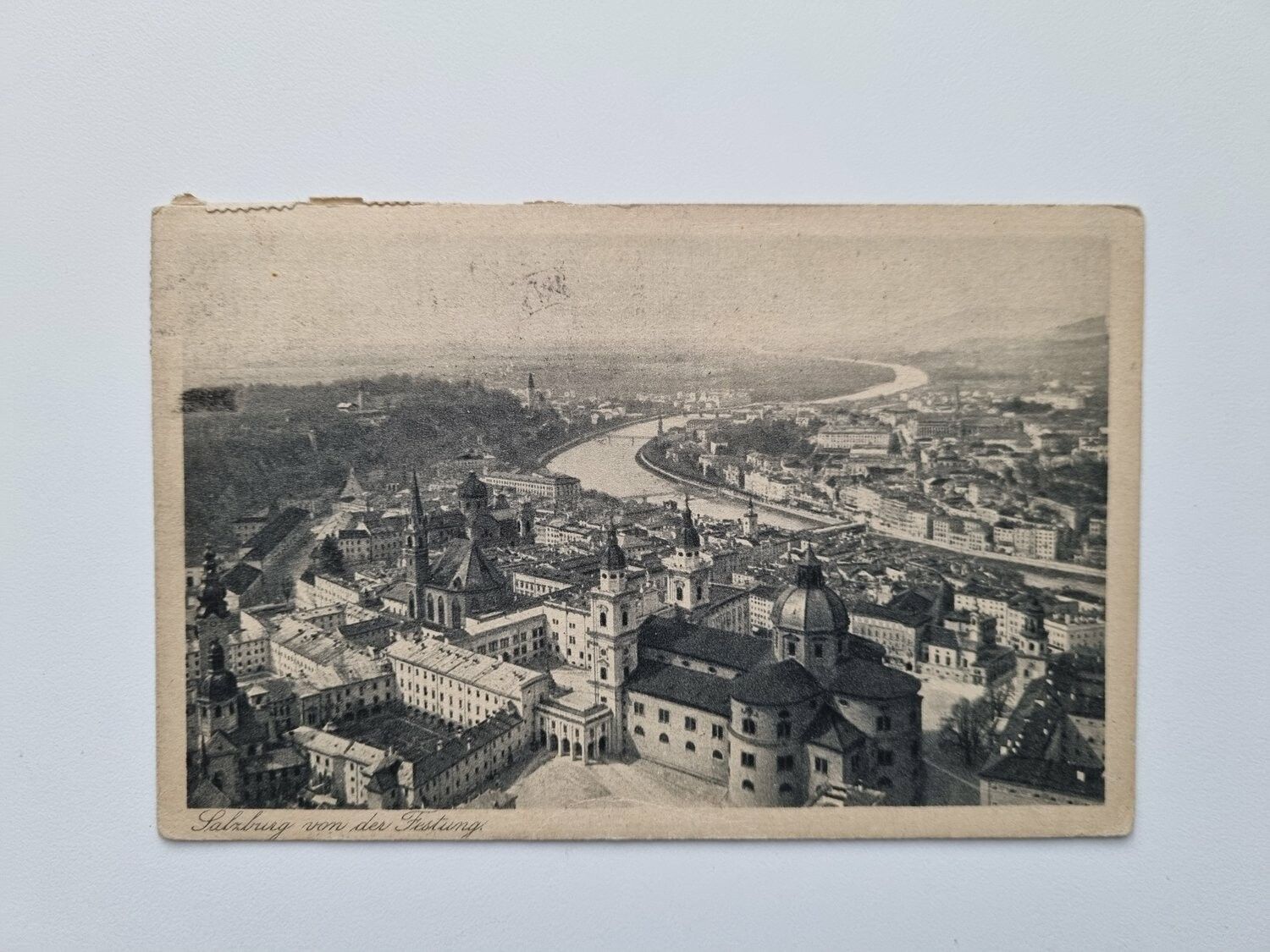 Vykort Salzburg von der Festung