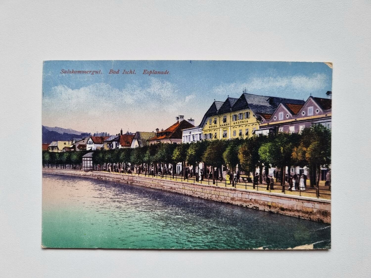 Vykort Salzkammergut. Bad Ischl. Esplanade, 1921