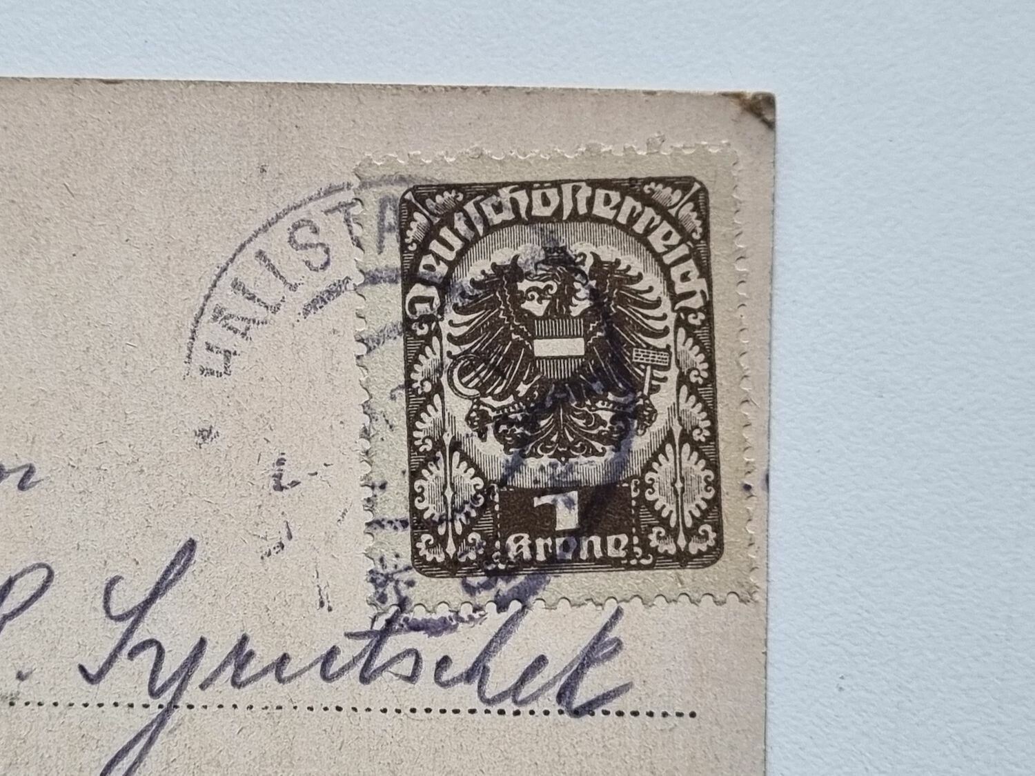 Vykort Salzkammergut. Hirschaualm bei Hallstatt.
