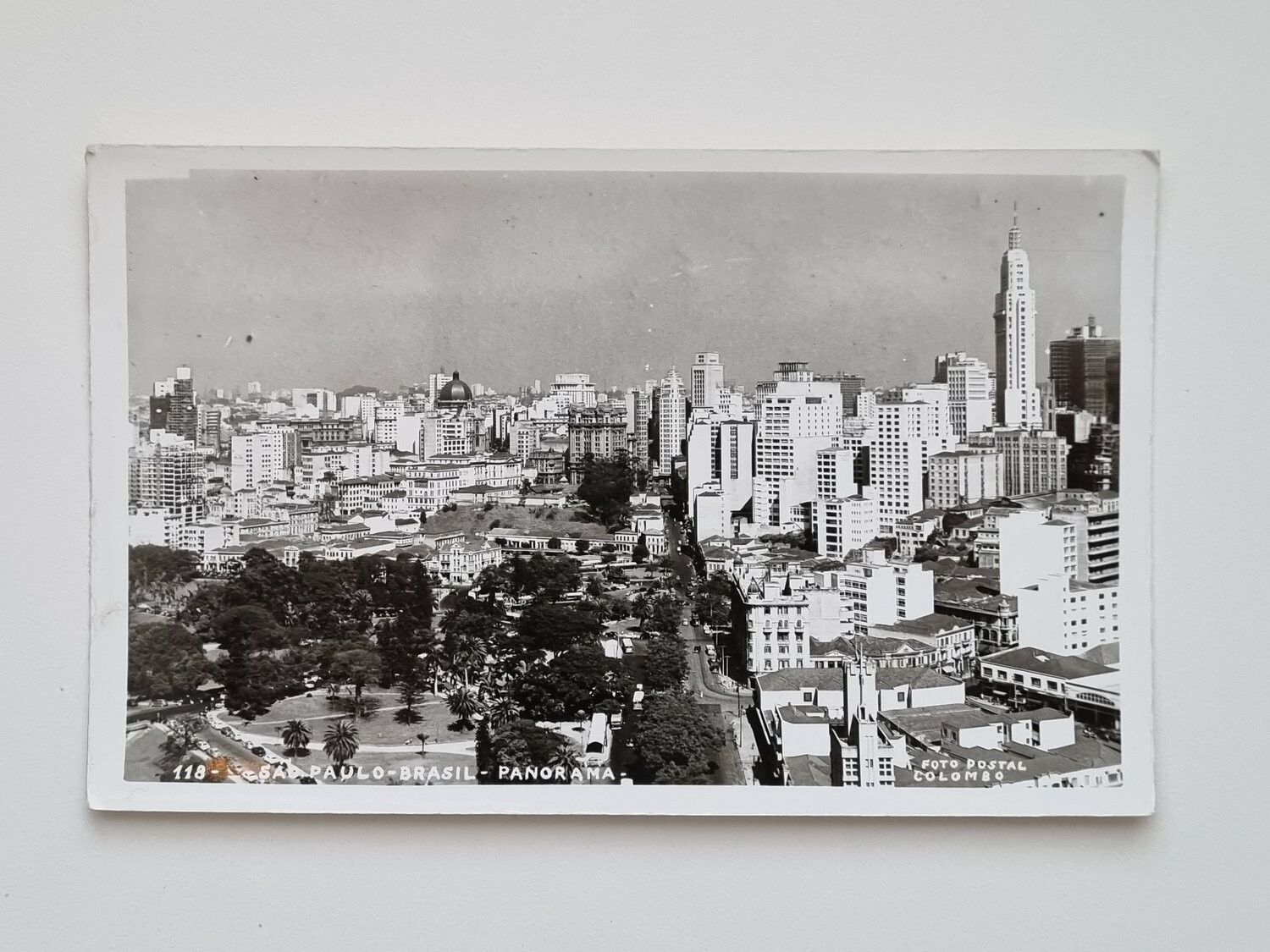 Vykort São Paulo Brasil