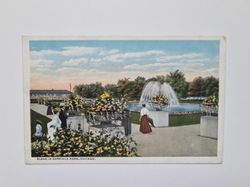 Vykort SCENE IN GARFIELD PARK, CHICAGO.