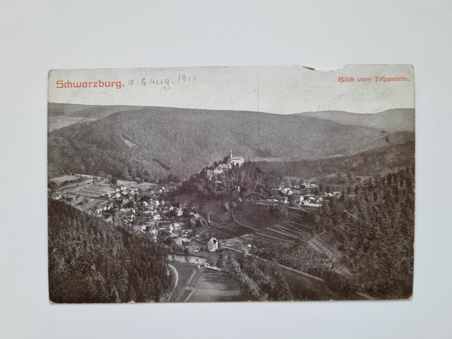 Vykort Schwarzburg, 1911
