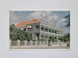 Vykort Seamen's Home. Curacao N.A