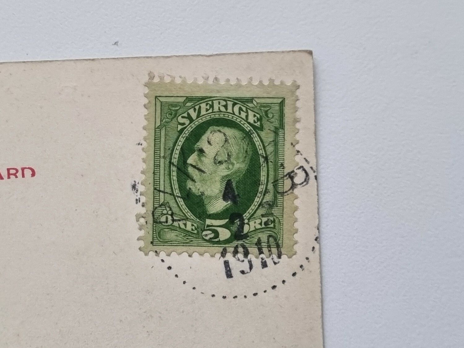 Vykort Silarps Egendom, Dalum, 1910