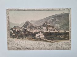 Vykort Sion, Israel Jerusalem år 1900