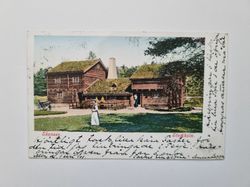 Vykort Skansen Stockholm, 1901