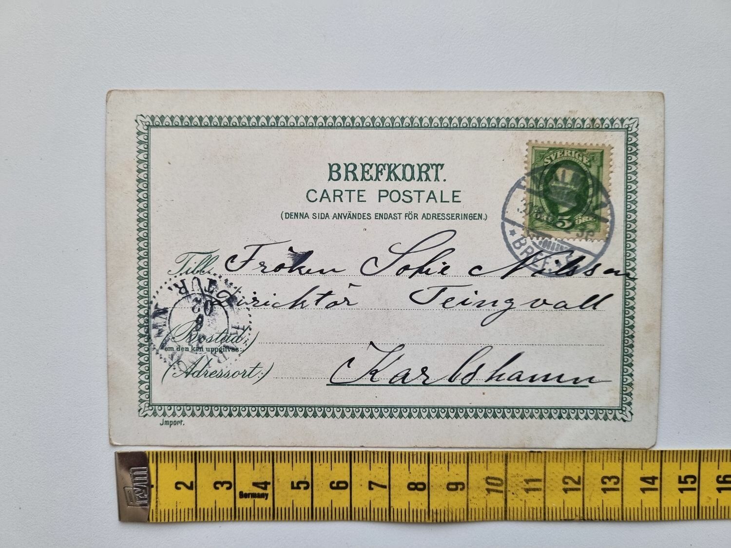 Vykort Skansen Bredablick 1902