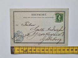 Vykort Skara Högre Elementarläroverket, 1901